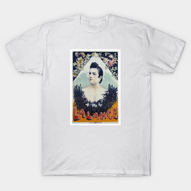 Affiche Cabaret Artiste LALANCE T-Shirt by Cartsandra B